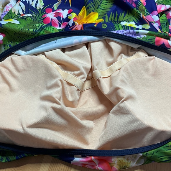 Tropical Floral Women's Swim One Piece - Picture 10 of 10